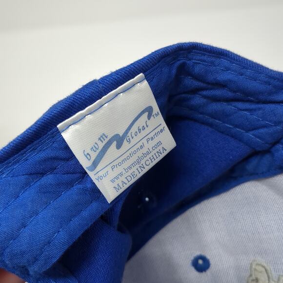 2016 Torch Run 30th Anniversary Strapback Baseball Cap Blue One Size BWM Global - Picture 9 of 10